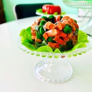 Mini Pop Art Retro Kitschy Mid Century Atomic Vintage Fake Food Veggie Jello